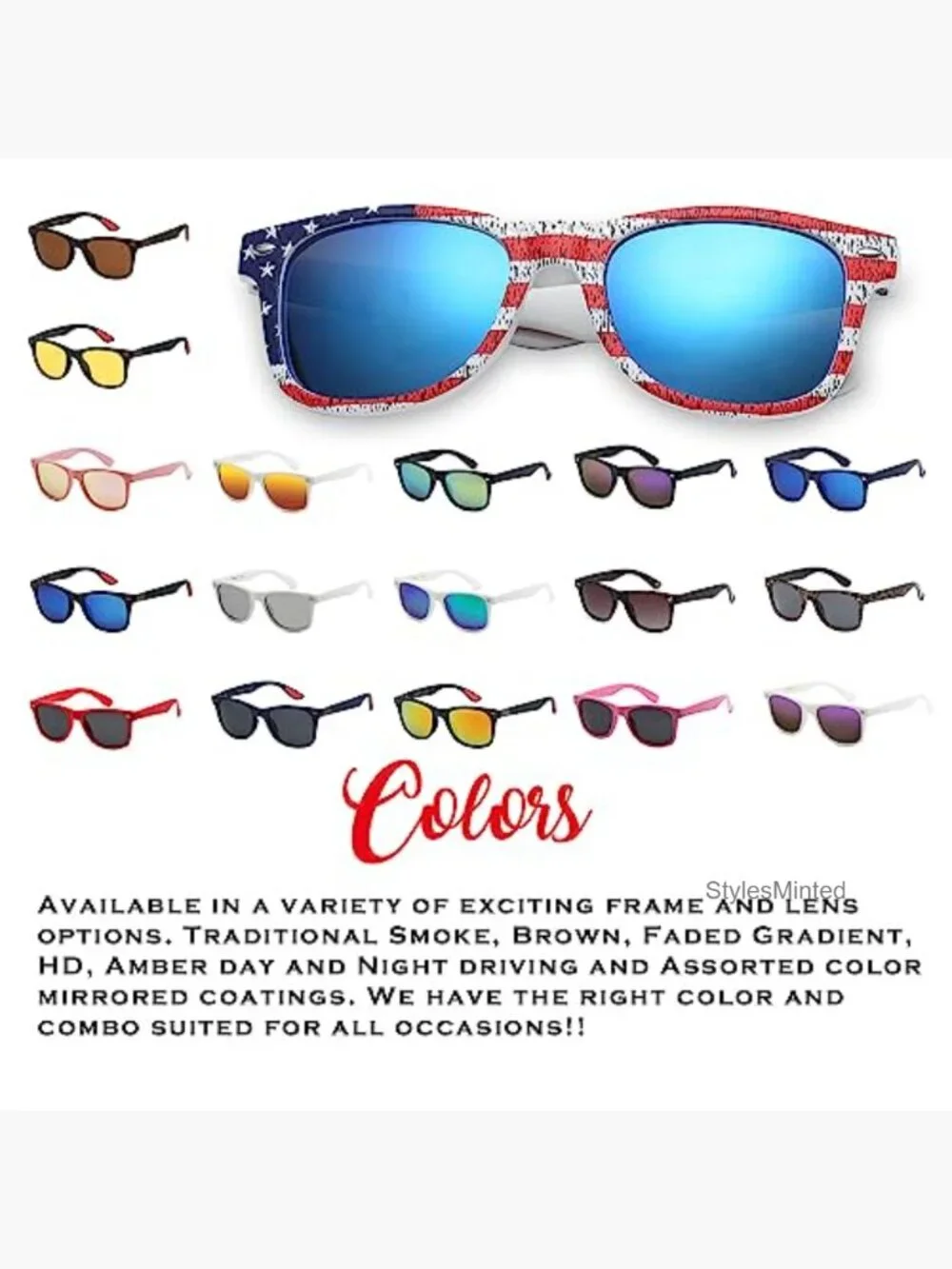 Retro Polarized Sunglasses UV Protection for Men Women Driving Fishing